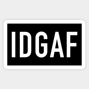 IDGAF Sticker